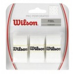 Blister Wilson 3 Overgrips Pro Perforated White