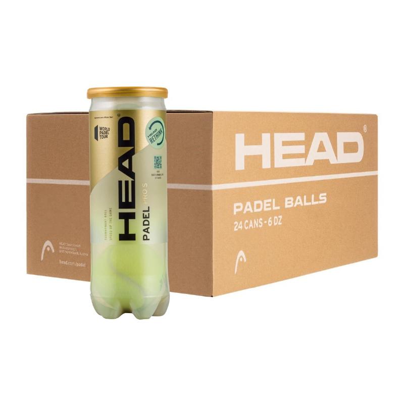 Bote de 3 pelotas de pádel Padel Pro S Head · Head · El Corte Inglés