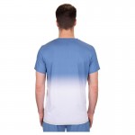 Camiseta Bidi Badu Crew Gradiant Azul Branco