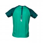 Camiseta Verde Azul Ashica Coroa Preta