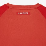 Camiseta Lacoste Sport Pique Laranja
