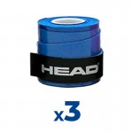 Overgrips Head Xtreme Soft Blue 3 Unidades - Oferta Barato Outlet