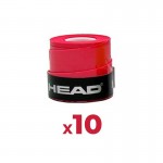 Overgrips Head Xtreme Soft Red 10 Unidades - Oferta Barato Outlet