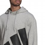 Adidas Essentials Logo Gigante Sweatshirt Cinza Preto