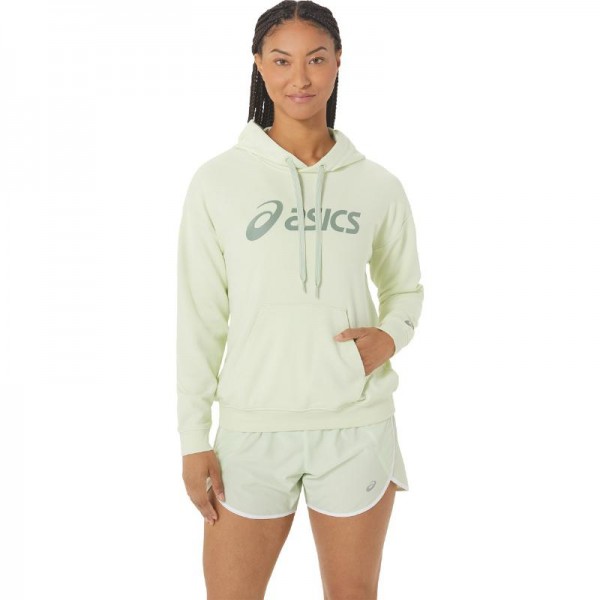 Asics Sweatshirt Logo Grande Luz Verde Mulheres