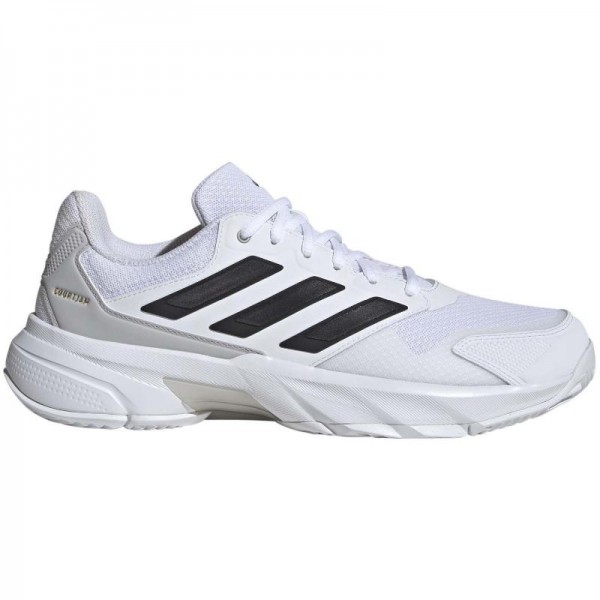 Adidas CourtJam Control Sapatos Branco Preto Cinza