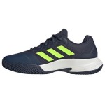 Adidas GameCourt 2.0 Shoes Azul Escuro Limão Branco