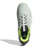 Adidas Solematch Control Sapatos Brancos Verde Limão