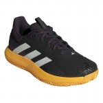 Adidas Solematch Control Clay Preto Prata Laranja Shoes