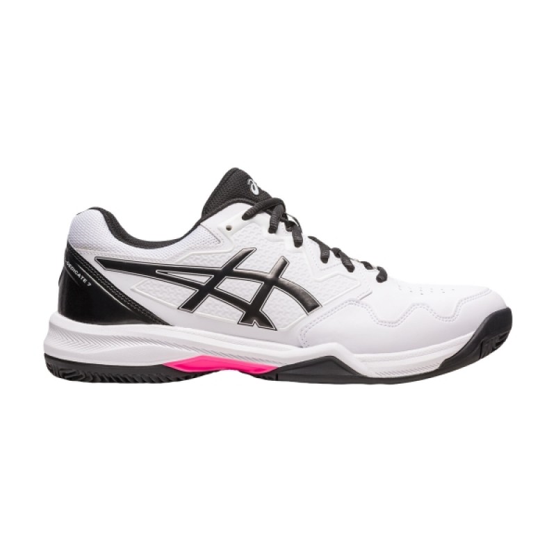 Tênis Asics Gel Dedicate 7 Clay Preto e Azul 