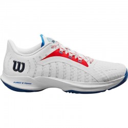 Wilson Hurakn Pro Shoes Branco Vermelho Azul